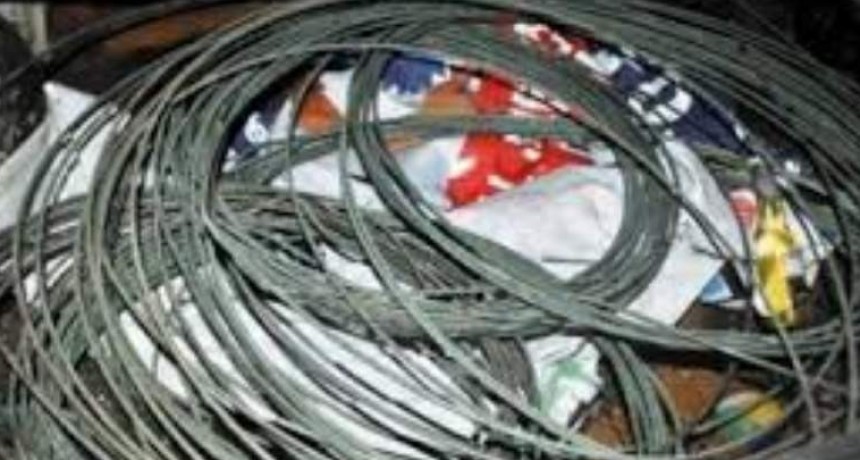 Ramallo: Atraparon a ladrón de cables