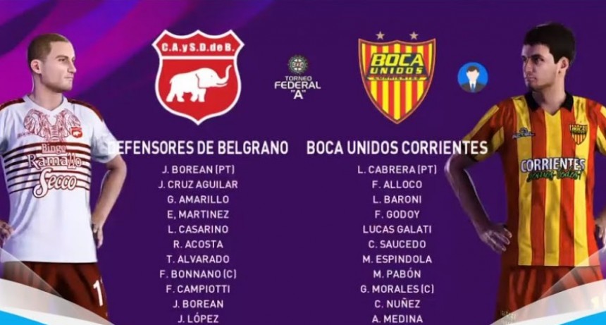Federal A: Defensores le gano a Boca Unidos